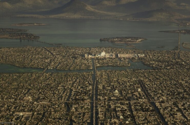 Tenochtitlan Vista aerea